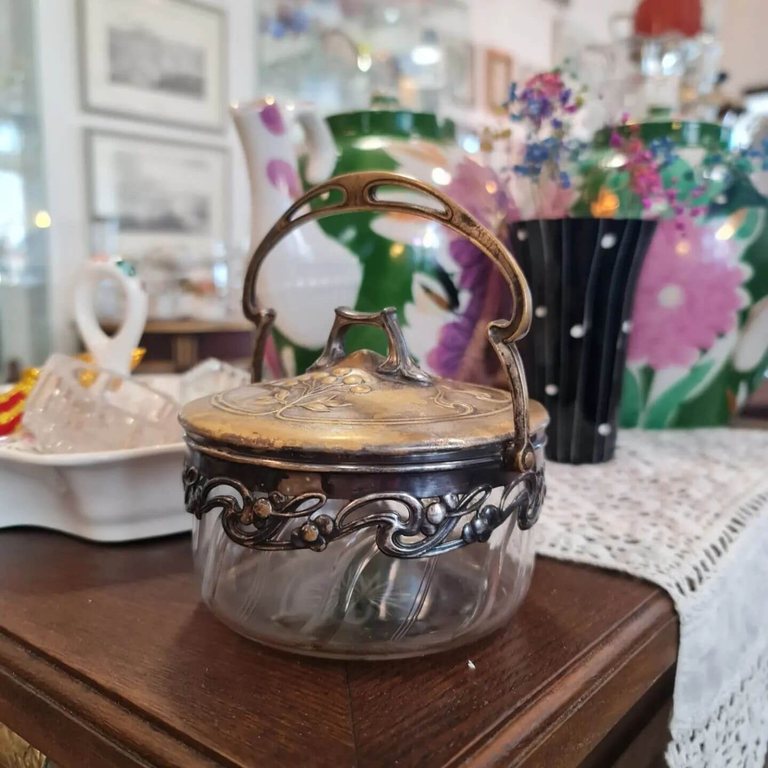 Art Nouveau Sugar Bowl