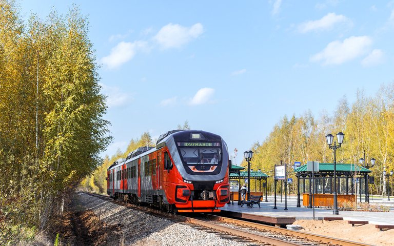 Пригородный электропоезд Орлан сообщением Иваново — Волгореченск