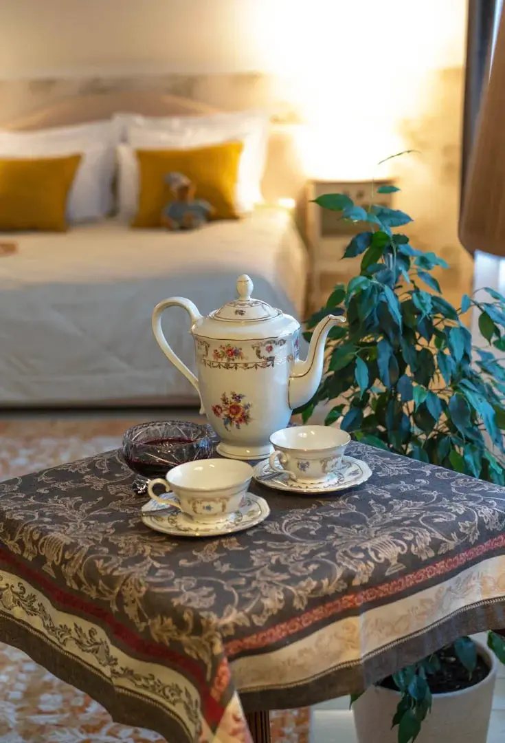 Suite avec vue sur le jardin