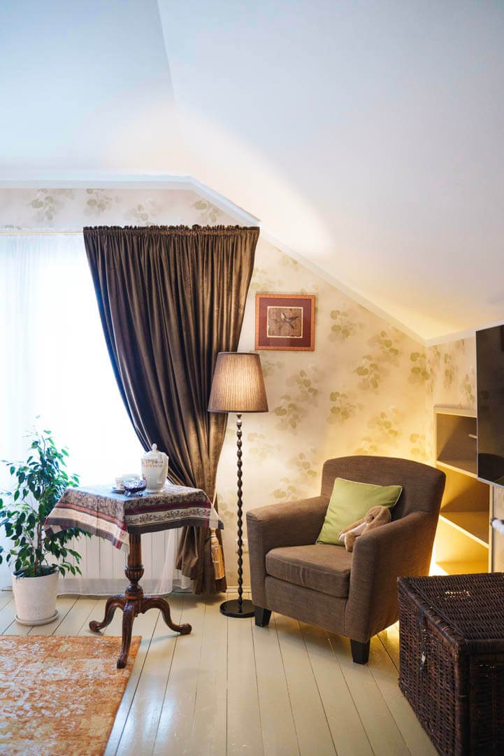 Suite avec vue sur le jardin