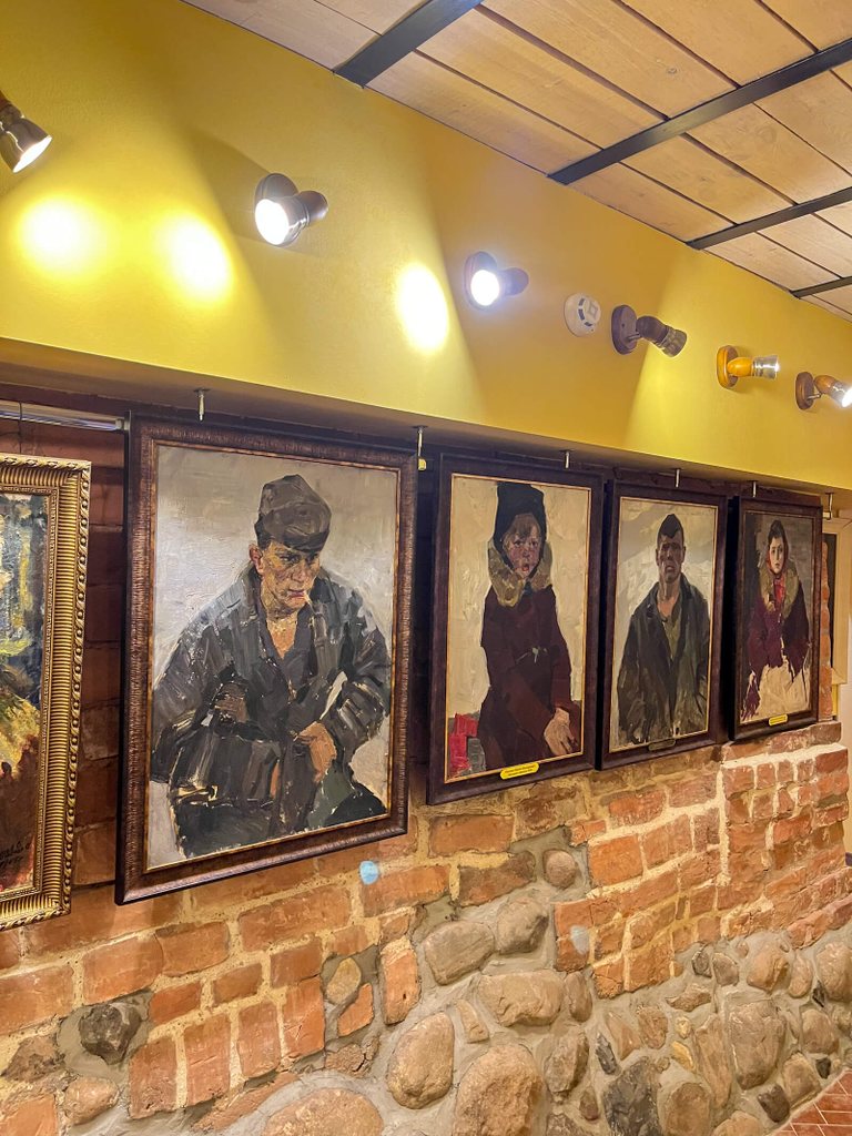 20th Century Portrait Hall at the Museum of Porcelain, Lacquer, and Painting in Plyos