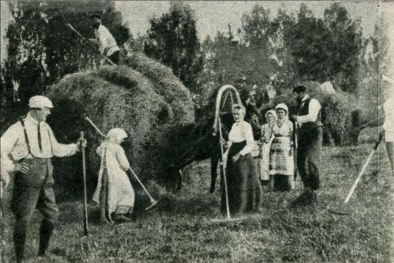 Шаляпин на сенокосе