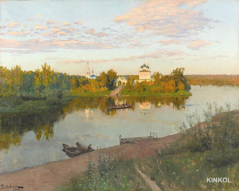Вечерний звон. 1892. Государственная Третьяковская галерея, Москва