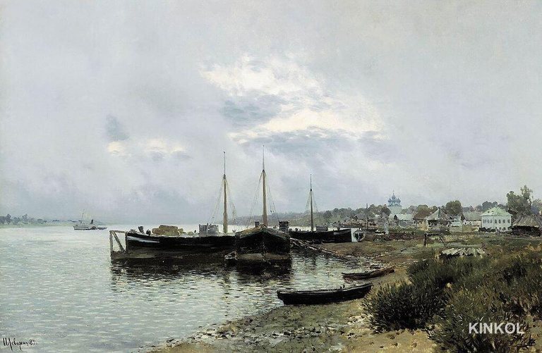 После дождя. Плёс. 1889. Государственная Третьяковская галерея, Москва