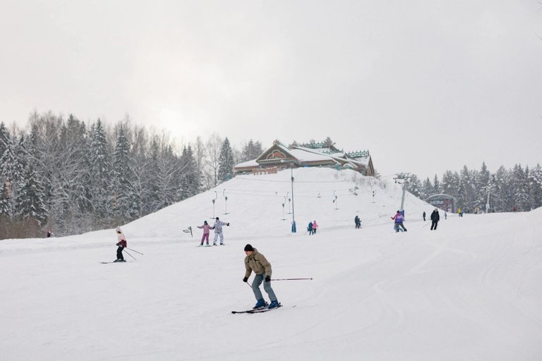 Горные лыжи в Миловке в Плёсе