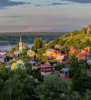 Плёс — от крепости до курорта