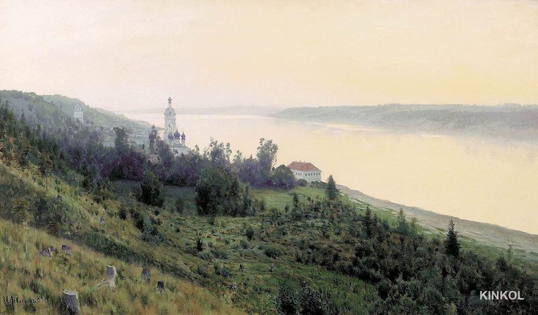 Вечер. Золотой Плёс. 1889. Государственная Третьяковская галерея, Москва