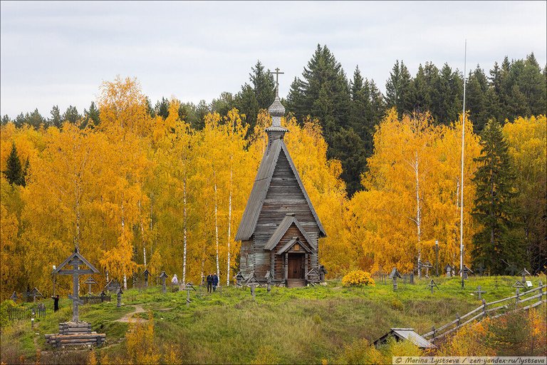 L'église en bois de la Résurrection sur la colline Levitan