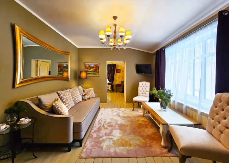 Suite avec vue sur le jardin