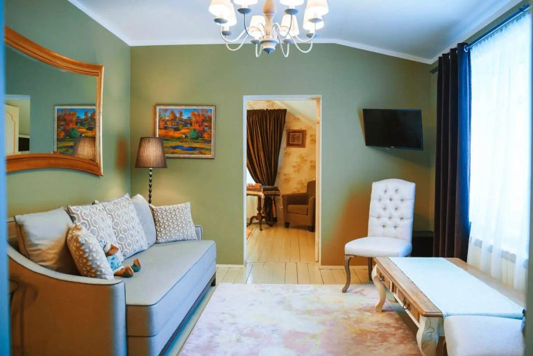 Suite avec vue sur le jardin