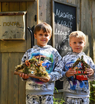 Мастерская природных материалов в экопарке «Иволга»