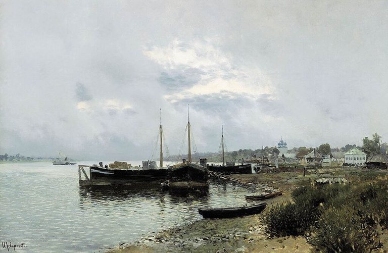 After the Rain. Plyos. 1889. State Tretyakov Gallery, Moscow